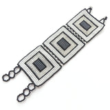 Color Block Bracelet - Wide, Assorted colors