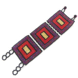 Color Block Bracelet - Wide, Assorted colors