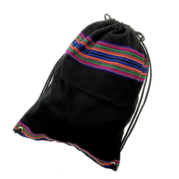 string backpack cotton handmade Guatemala