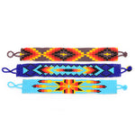 Native American style bracelets glass beads Guatemala