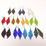 Feather / Leaf Earrings - Assorted Colors